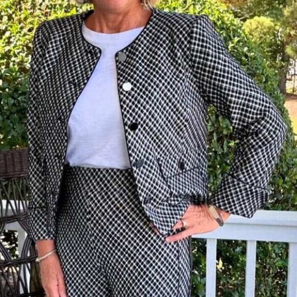 Spanx Ponte Lady Jacket Jacquard Size Large - Picture 8 of 16